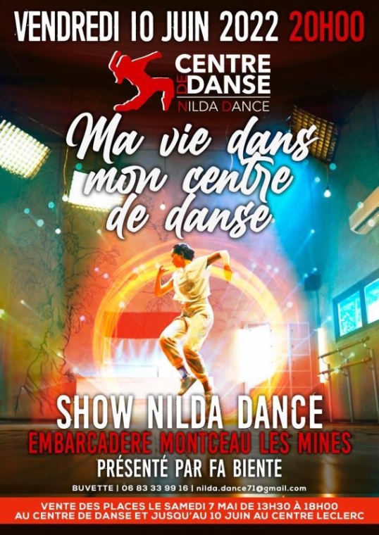 Ma vie dans mon centre de danse, Montceau-les-Mines, Centre de Danse Nilda Dance
